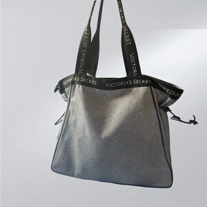 Victoria's Secret Gray Tote with Modern Design